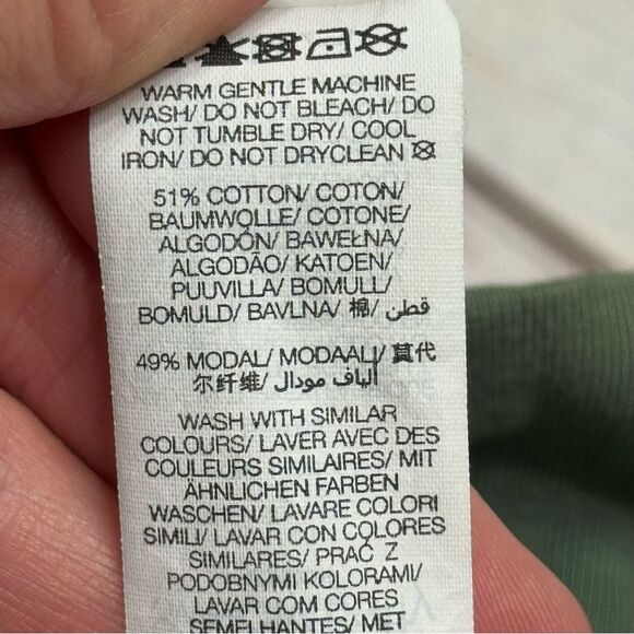 Sweaty Betty After Class Salix Green Relaxed Fit Hoodie Size M Top Sweatshirt - Picture 8 of 9